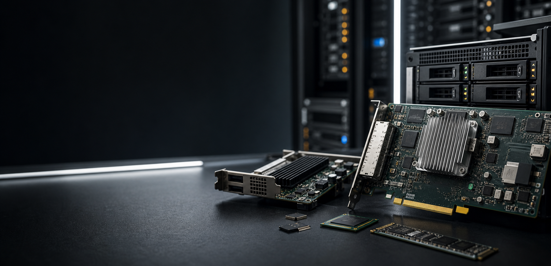 服务器板卡与电子元器件主视觉